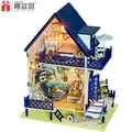 Doll house furniture miniatura diy doll houses miniature dollhouse wooden handmade toys for children birthday gift