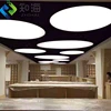 office and shops ceiling decoration materials round circle pvc stretched ceiling