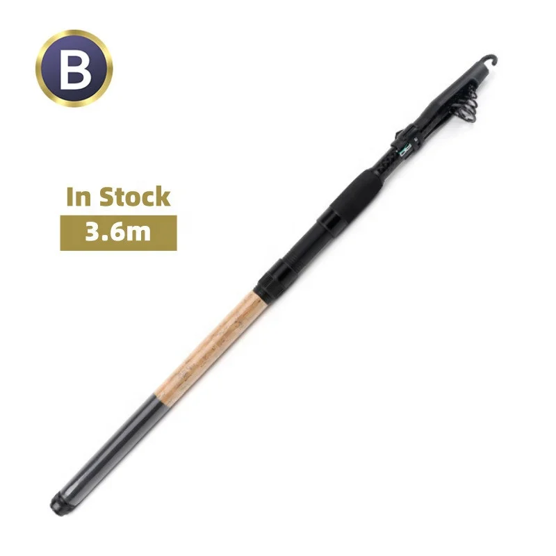 in stock carbon fiber  heavy hard best telescopic pole rod saltwater 3.6m 50-100g telescope fishing rods 36