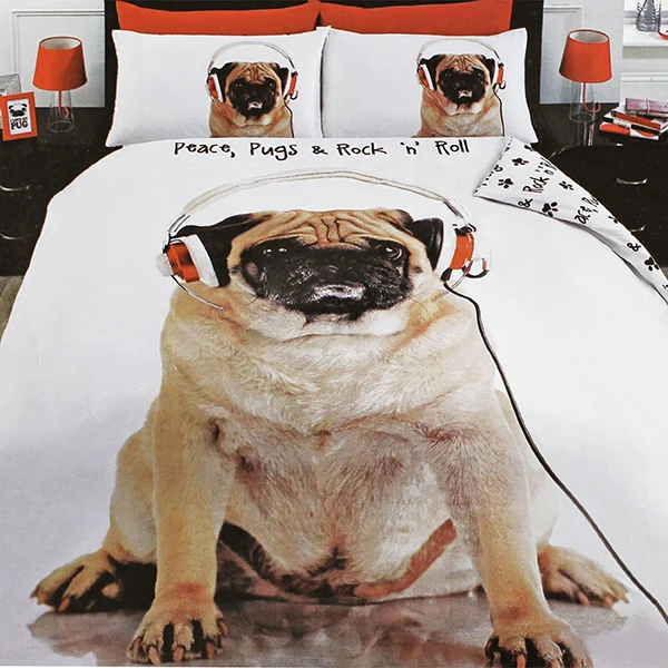Teñido De Edredón De Algodón Conjuntos Pug Edredón Colcha Teñido De Edredón De Algodón Conjuntos Pug Edredón Colcha