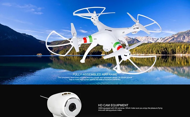 Helicute H809S 4ch big rc set height drone with gps
