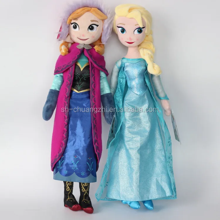 Disney Frozen 50 Cm Anna Elsa Plush Doll Toys Cute