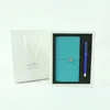Luxury Mid Size Creative Leather Notebook With Pen