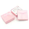 Pink color jewelry box for bracelet packaging
