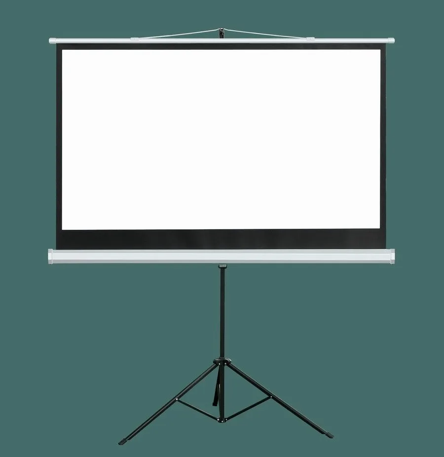 Белый экран для проектора. Проекционный экран Cyber Tripod Screen (70