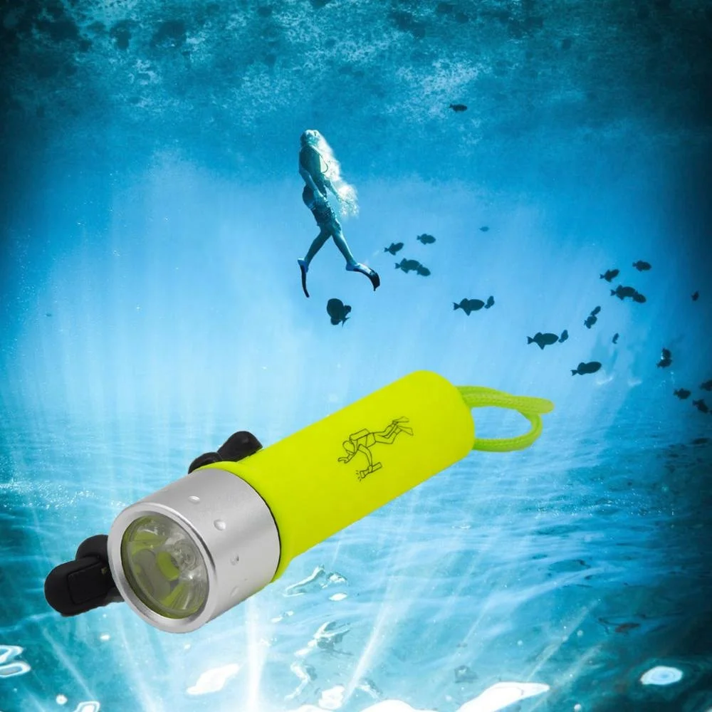 Scuba Diving Signal Light - 150m Waterproof Beacon With Lanyard, For Night Dives & Partner Location