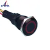 New Car Boat Blue Power/Angel Eye 12V LED Button Metal Switch 19mm Push ON/OFF led angel eyes
