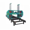 big horizontal diesel wood cutting band sawmill
