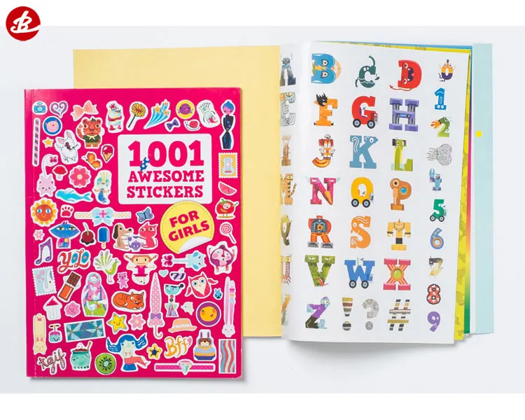 2017 High Quality Fashion Design Custom Paper Sticker Book For Children.jpg