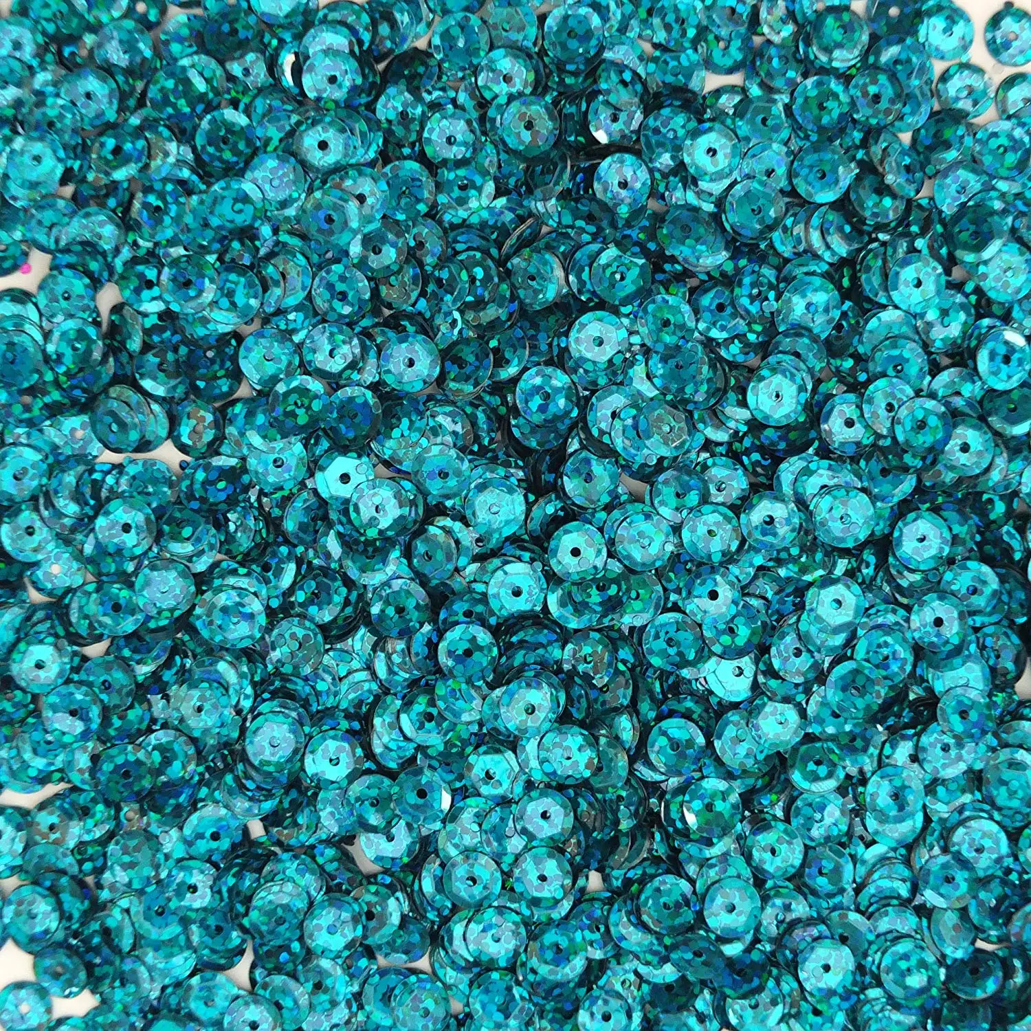 5mm Cup SEQUIN FACET PAILLETTES ~ Premium HEMATITE Gray Metallic ~ Made in USA