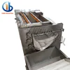 Root vegetable brush washing machine for beet washer with soft brush, also potato, cassava, sweet potato,carrot