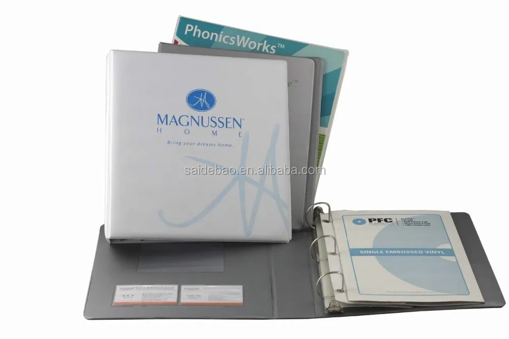 Paper Looseleaf A4 Document File Folder Promotional,A4 Embossing