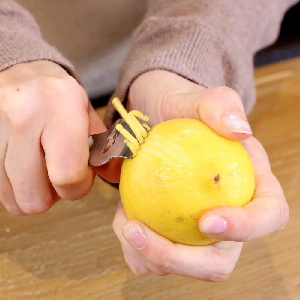 Stainless Steel Lemon Orange Zester Peeler