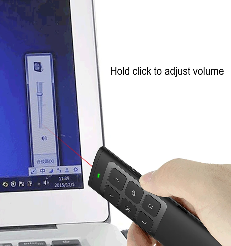 2.4g Red Laser Pointer Wireless Presenter Air Mouse Presentation