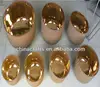 Chakra Tuned Set of 7 Solid Gold Frosted Quartz Crystal Singing Bowls
