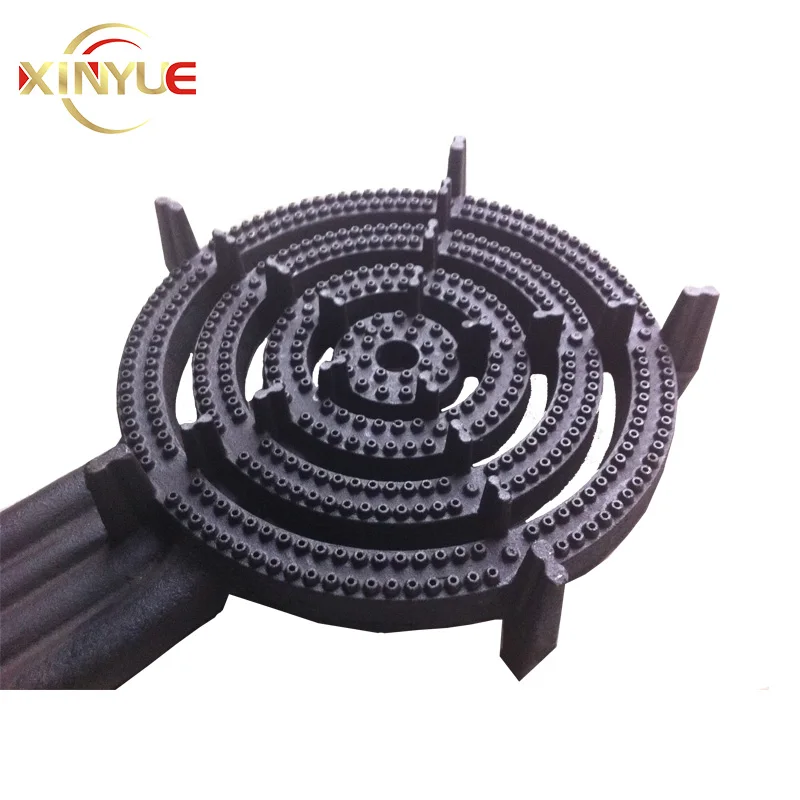 High Pressure Commercial Cooking Cast Iron Wok Single Gas Burners For