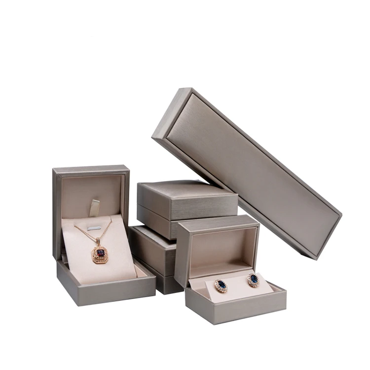 Custom Logo Quality Gold Silver Packaging Jewelry Boxes Ring Bracelet Necklace Pendant Jewellery