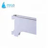 Square tube support, iron chrome hook fittings for shopping malls Card AA column