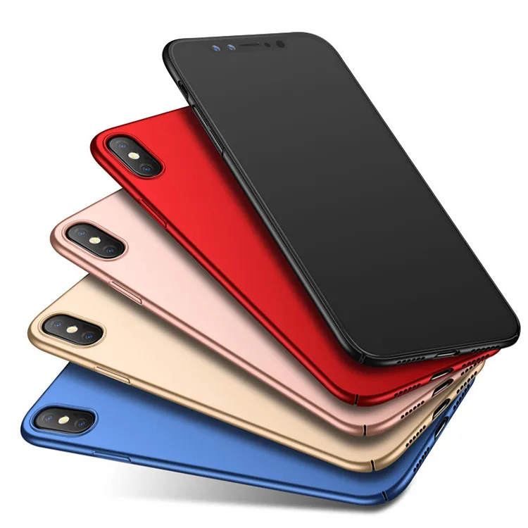 

Amazon ultra thin matte PC cell phone cases for iPhone X cover case, Black;blue;red;gold;rose gold