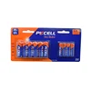 PKCELL 12AA+8AAA Zn/MnO2 Battery and Ultra Alkaline Batteries AA AAA Size Mixed And Matched 1.5Volt LR03 LR6