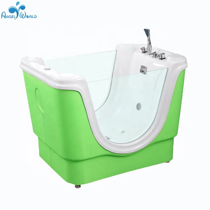 

New Born Baby Floating Swimming Pool Acrylic Baby Spa Bathtub, Yellow,green,blue,pink,white