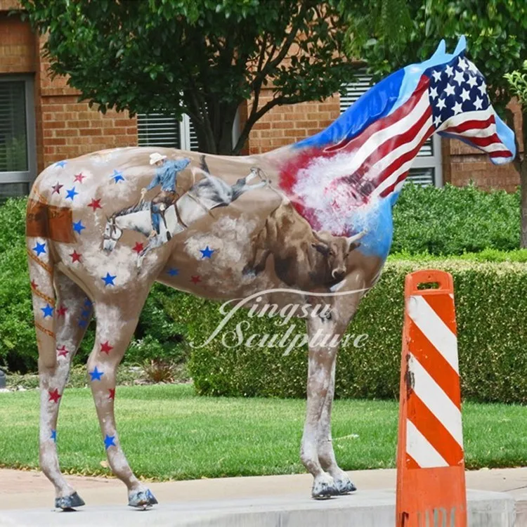 life size resin horse