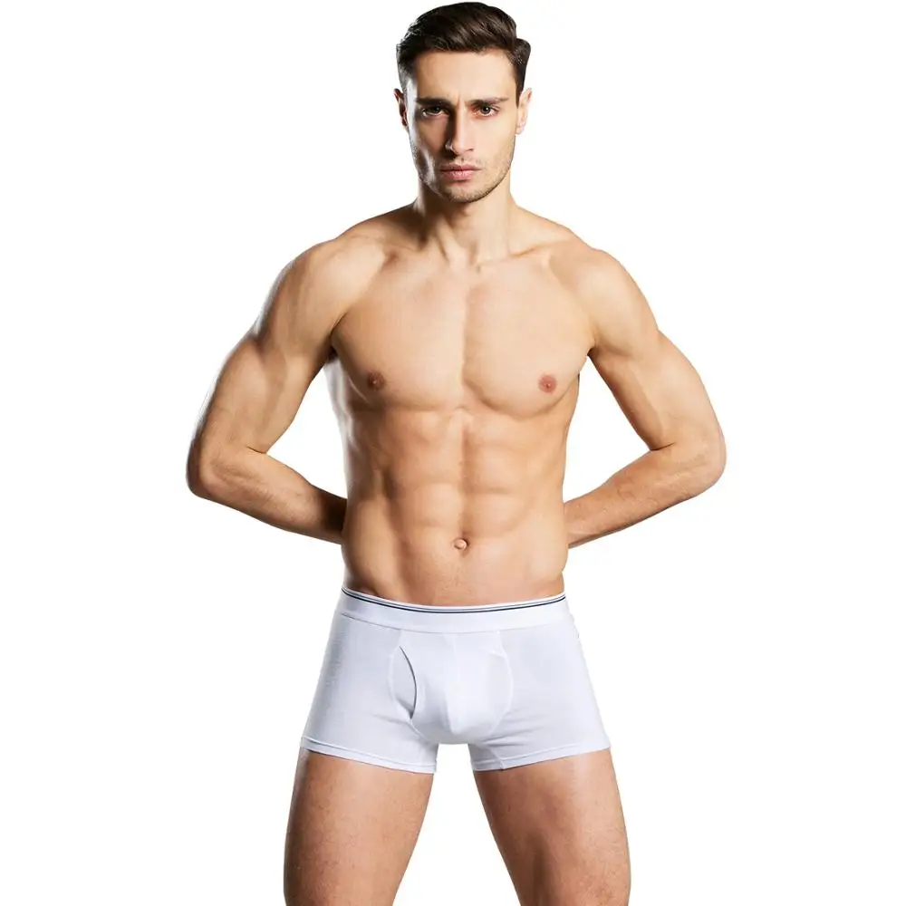 

BR08 Hot Wholesale Custom Man Boxer Brief Cotton Underwear Shorts Underpants For Old Male