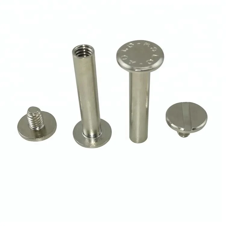 
custom copper chicago screws 