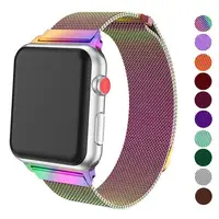 

For Apple Watch Band 42mm 38mm, Stainless Steel Milanese Loop Replacement Strap Magnetic Closure For iWatch Series 4 3 2 1