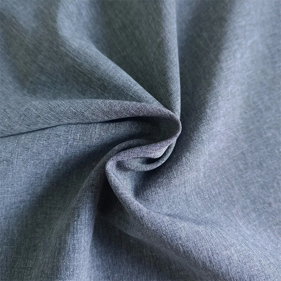 polyester melange memory fabric