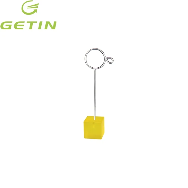 
Custom printed round hot design metal wire memo clip factory direct holder for promotions 
