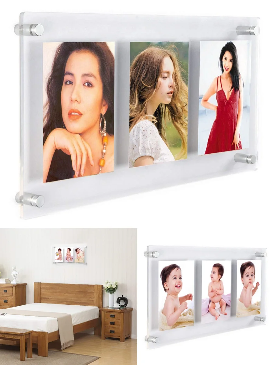 Collage Frame Acrylic 20x10 Inch Buy Photo Frame Collage Six Picture