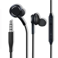 

In-ear earphones wired for samsung Galaxy S8 S7 S6 wholesale white and black stereo earbuds