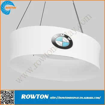 Circle Aluminum Frame Ceiling Hanging Graphics Hanging Banner Signs