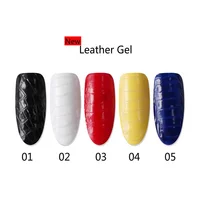 

Leather Effect Gel nail salon stone 3D Blooming OEM gel nail polish uv gel color