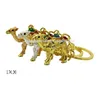 Arab Arabian Camel Golden-tone Key Ring Souvenir Keyring One Hump
