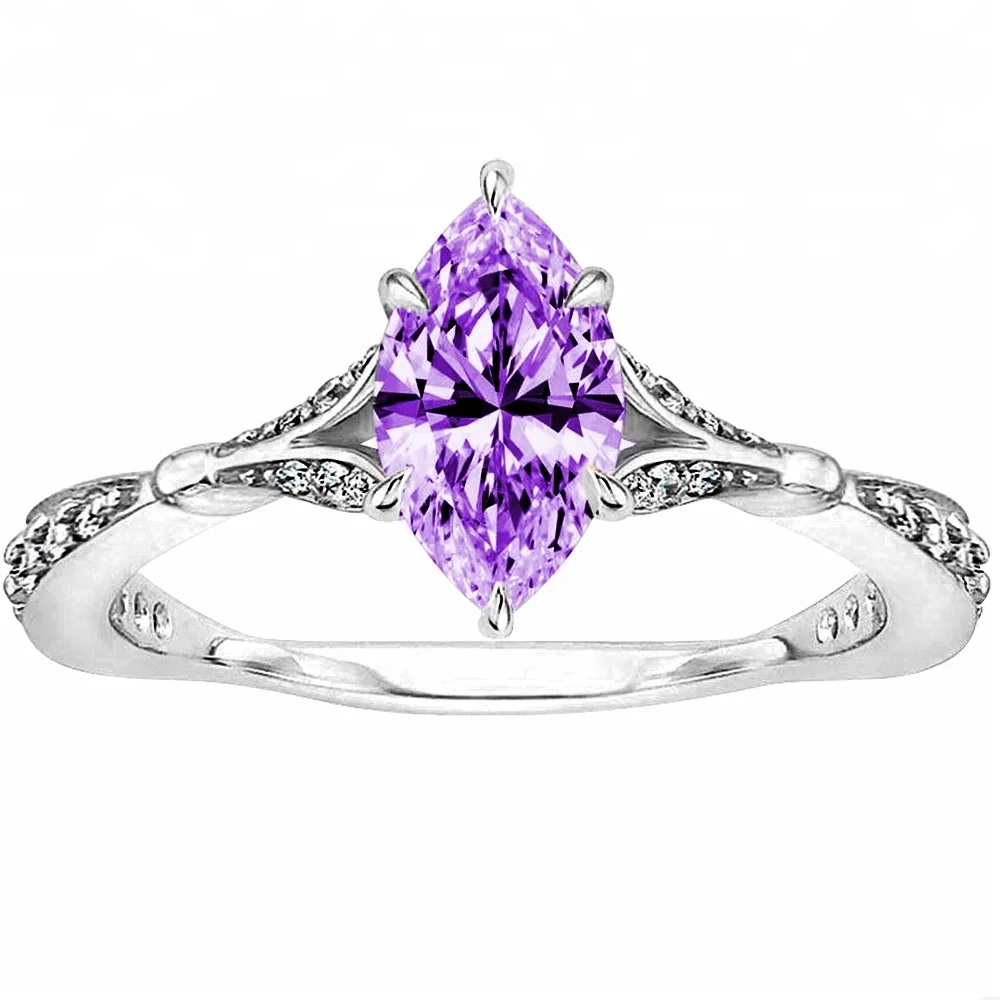 

2019 Shenzhen Designs Jewelry Rose Gold Plated Cubic Zirconia 925 Silver Ring