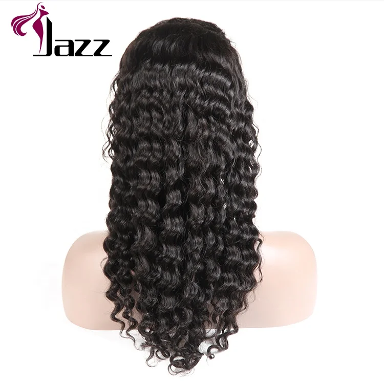 

Attractive Brazilian Virgin Human Hair 26 Inches Long Kinky Curly Full Lace Wig For Women