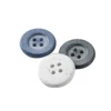 Global Recycled Standard polyester plastic resin garment buttons