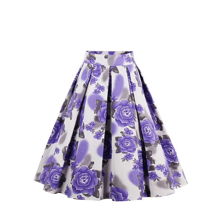 

High quality scottish kilt womens frilly dresses purple, As picture