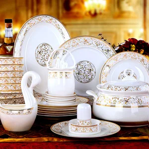 Image of FT-006CS Popular Australia American England France Italy Thai Ceramic fine Bone China Porcelain Tableware Dinnerware Sets