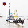 River sand mining pipeline gold dreger equipment with pontoon