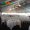Fully waterproof Aluminum Frame White Marquees Tent 15x45m with resin chairs and tables