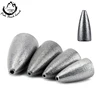 Wholesale Lead Sinker 3.5g 5g 7g 10g Bullet Lead Sinker Solid Conical Shape Accessories Saltwater Fishing Tackle