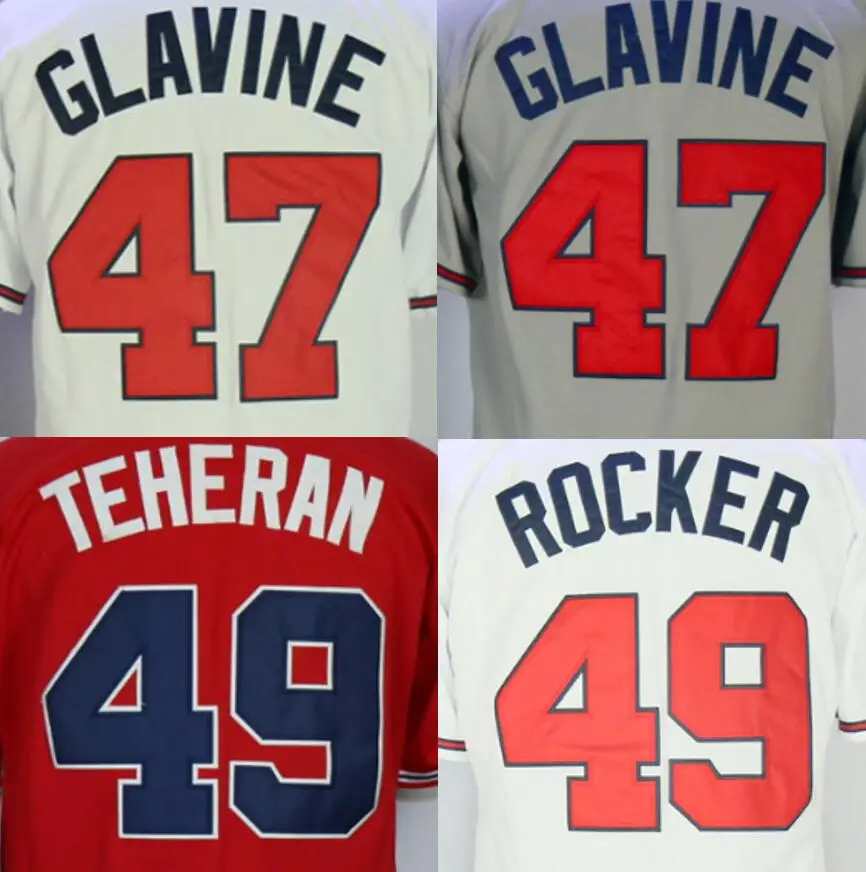 Wholesale Best Quality #13 Ronald Acuna Jr. #23 Michael Harris II #28 Matt  Olson #1 Ozzie Albies Stitched American Baseball Jersey From m.