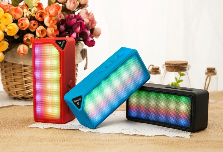 Outdoor hands-free wireless mini bass portable cube bt speaker with FM TF card - ANKUX.COM