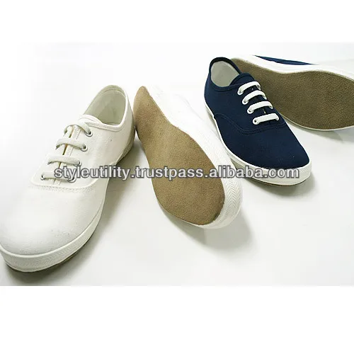 Stss01 Suede Sole Canvas Sneakers For 