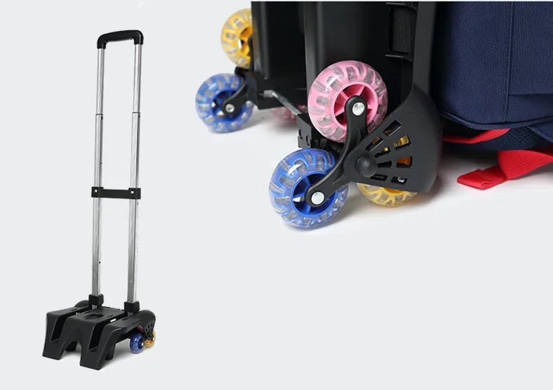 Luggage Trolley Bag Parts Extension Handle / School Bags Retractable