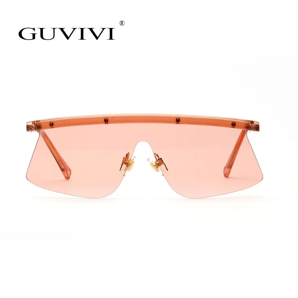 

GUVIVI FDA&CE Made in China Wind proof Sunglasses oversized square Trendy womens sunglasses, 4 colors