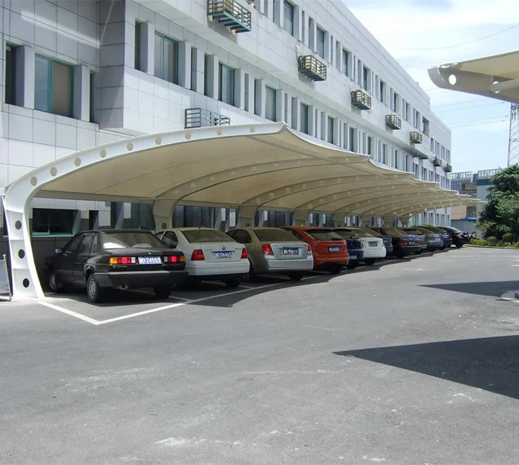 Hot Sale! New Product Car Parking Membrane Structure, Car Awning, Awnings, Parking Shed